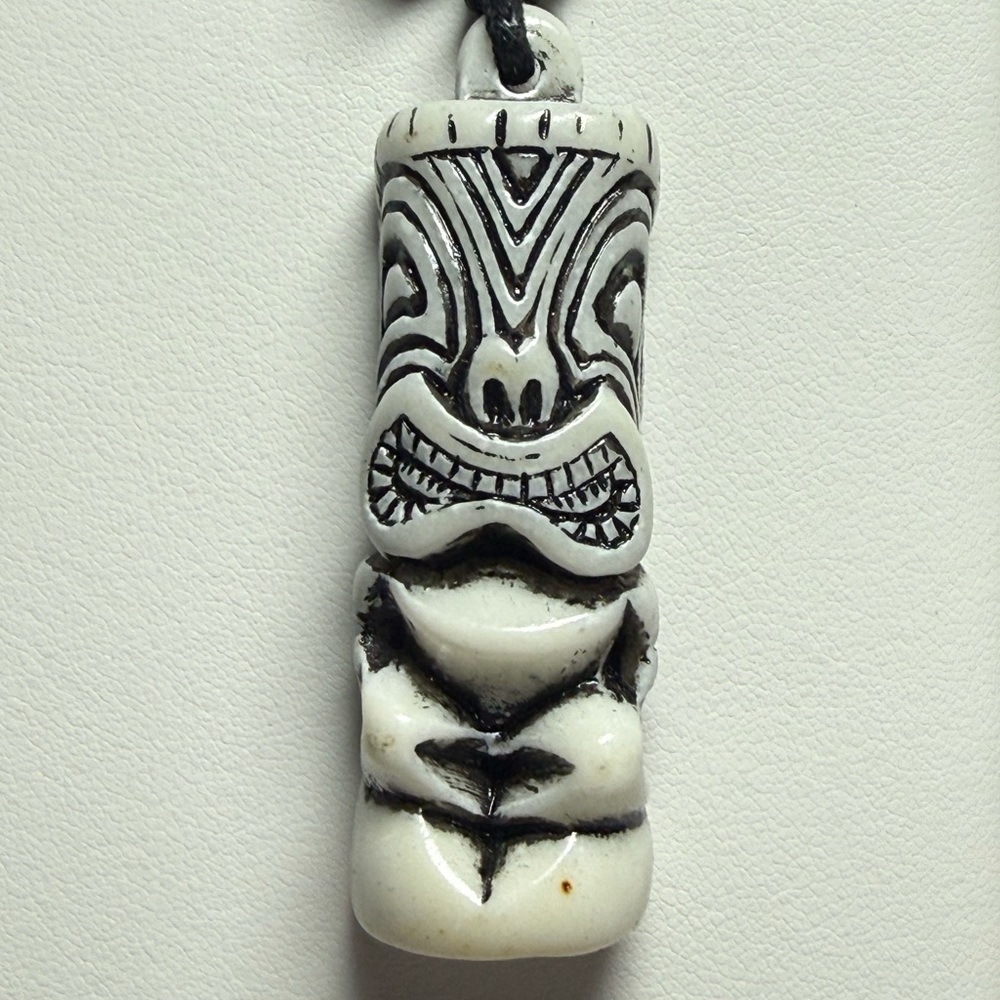 Tribal Tiki Pendant Necklace